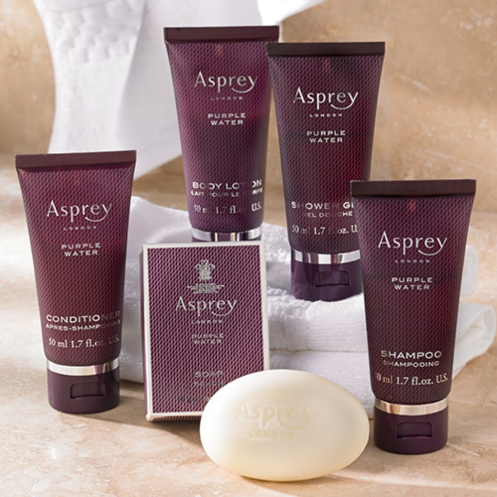 ASPREY PURPLE WATER TRAVEL SET